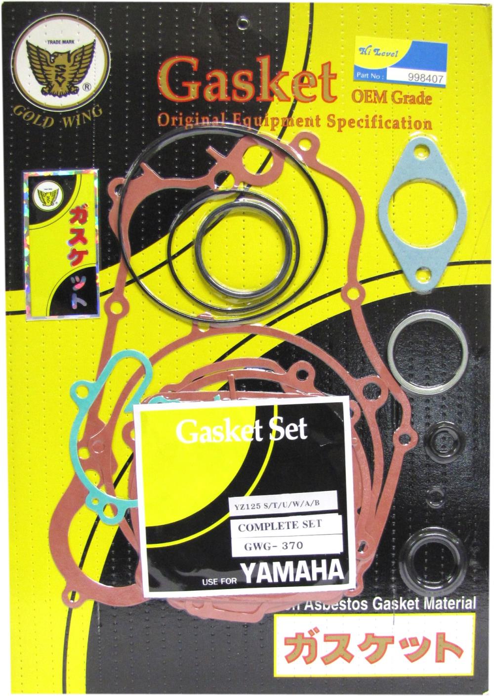 Gasket New sales Omaha Mall Set Full for 1987 Yamaha YZ T 2T 2HG 125