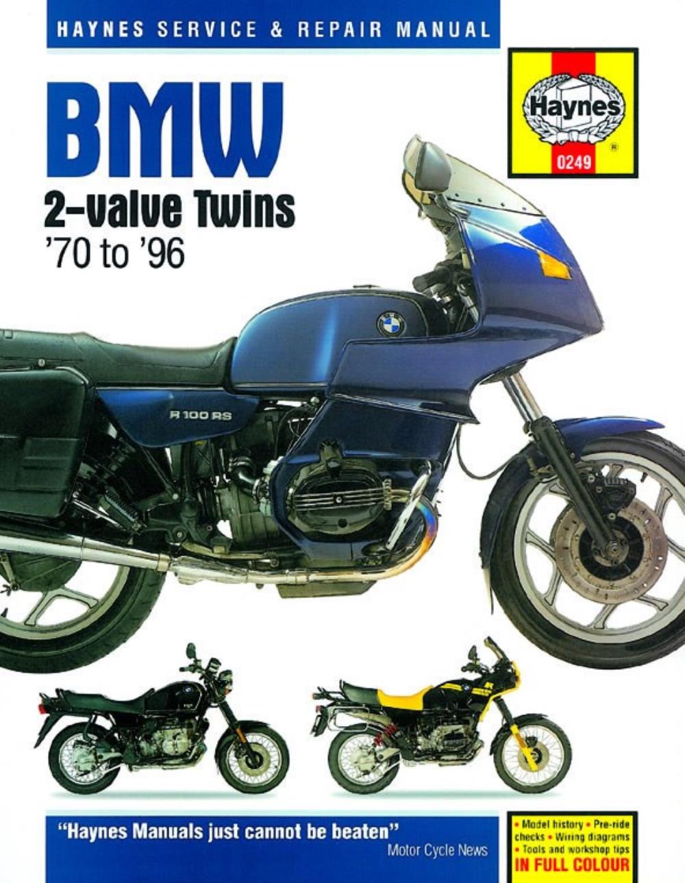 Manual Haynes For 1988 BMW R 100 RS Mono | EBay