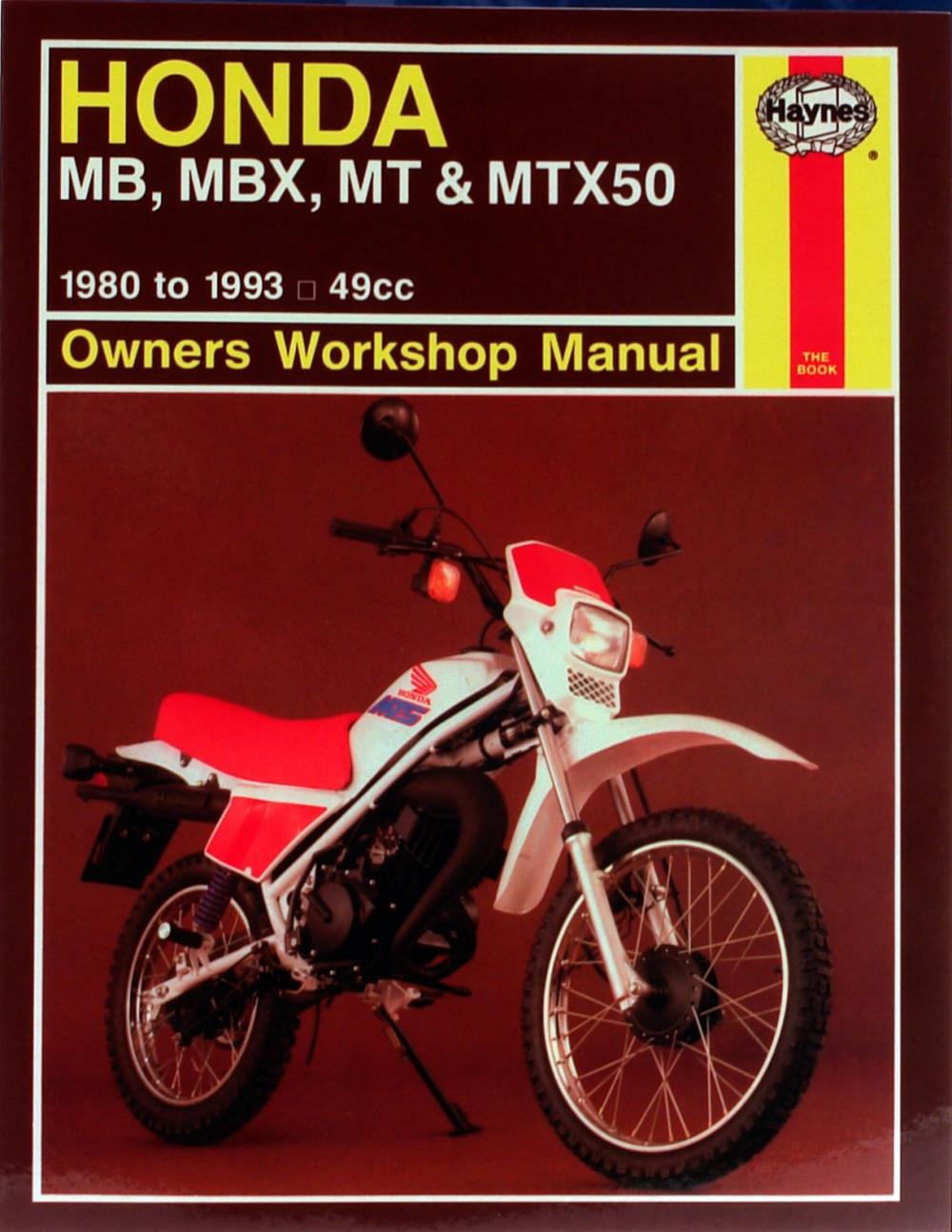 Manual Haynes For 19 Honda Mb 50 Sa Ebay