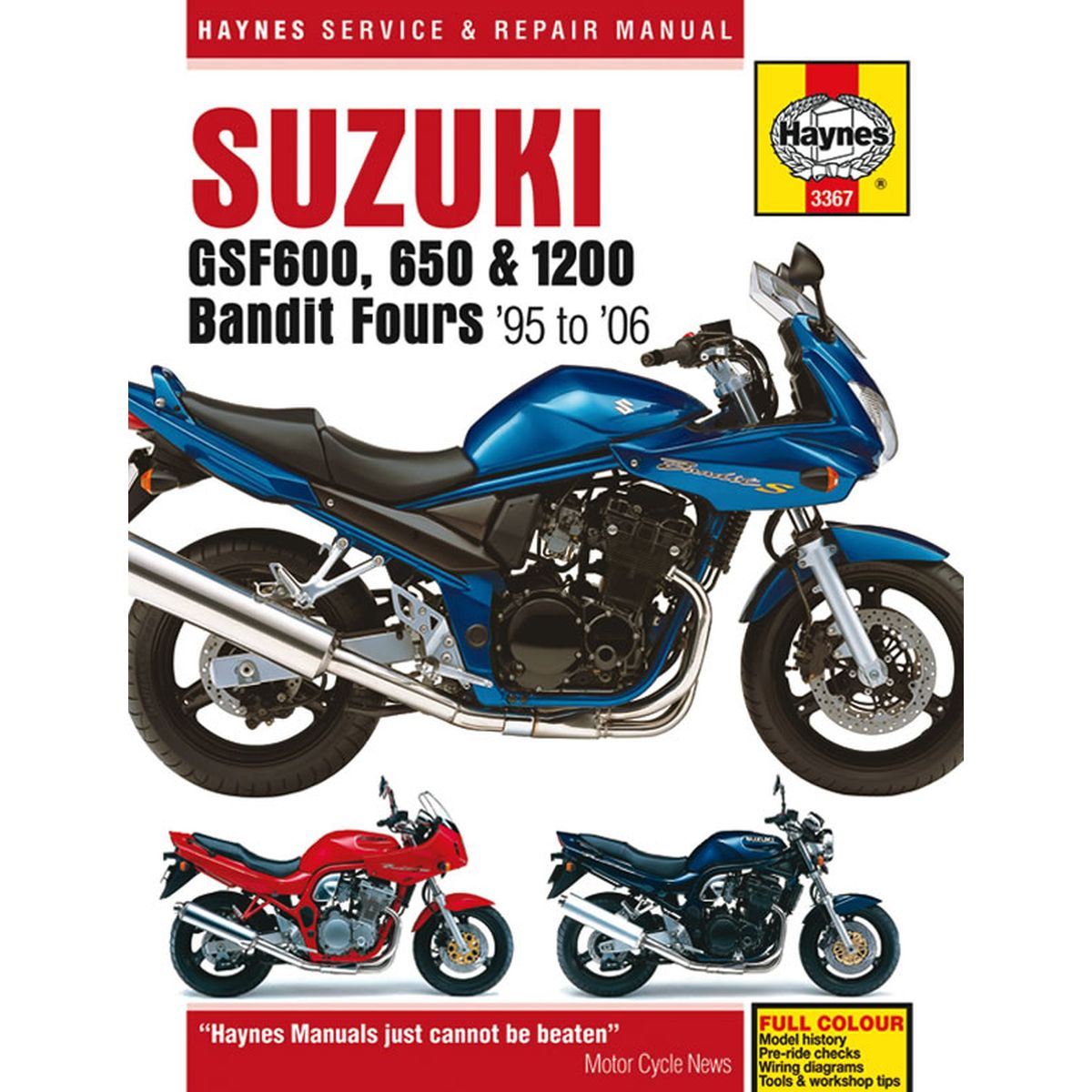 Manual Haynes For 1999 Suzuki Gsf 600 Sx Bandit Faired Ebay