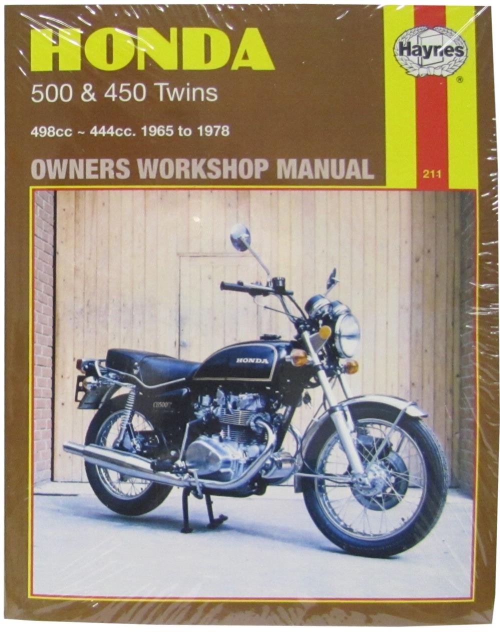 Manual Haynes For 1975 Honda Cb 500 T Twin Ebay