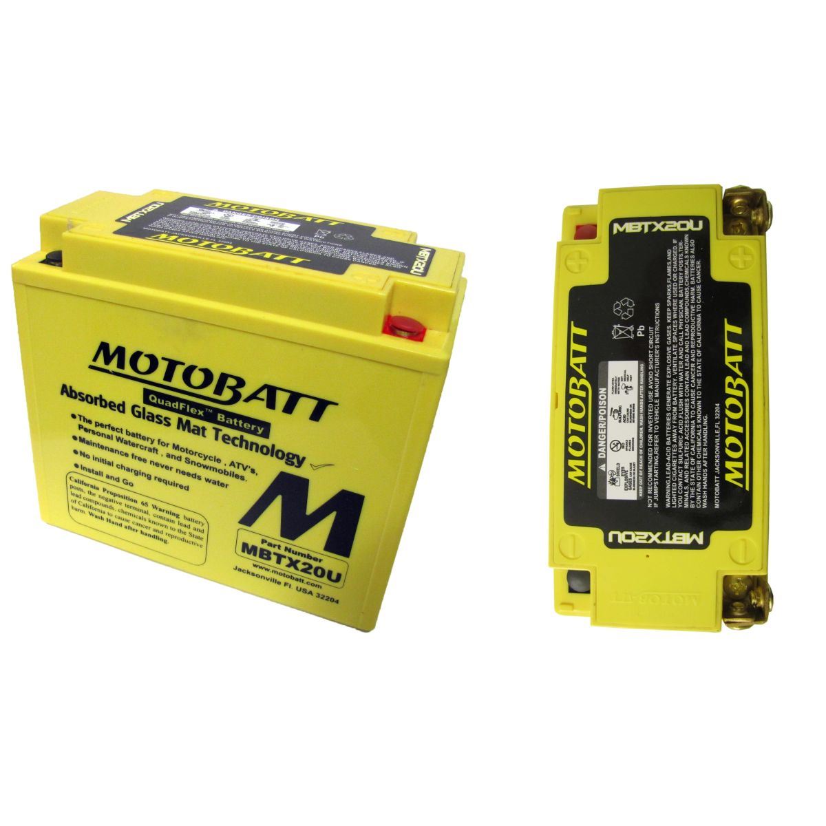 Battery MBTX20U Fully Sealed CTX20 All, CB16B, L-B, CB16CL-B(4) | EBay