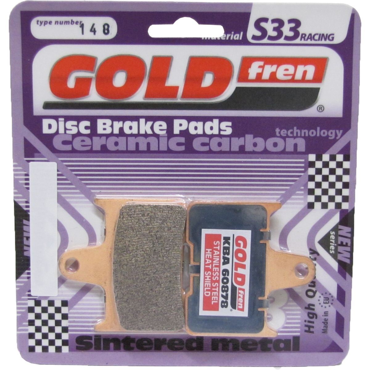 Suzuki GSF 650 Bandit Faired No ABS 06 GOLDfren S33 Rear Brake Pads 1set for sale online eBay