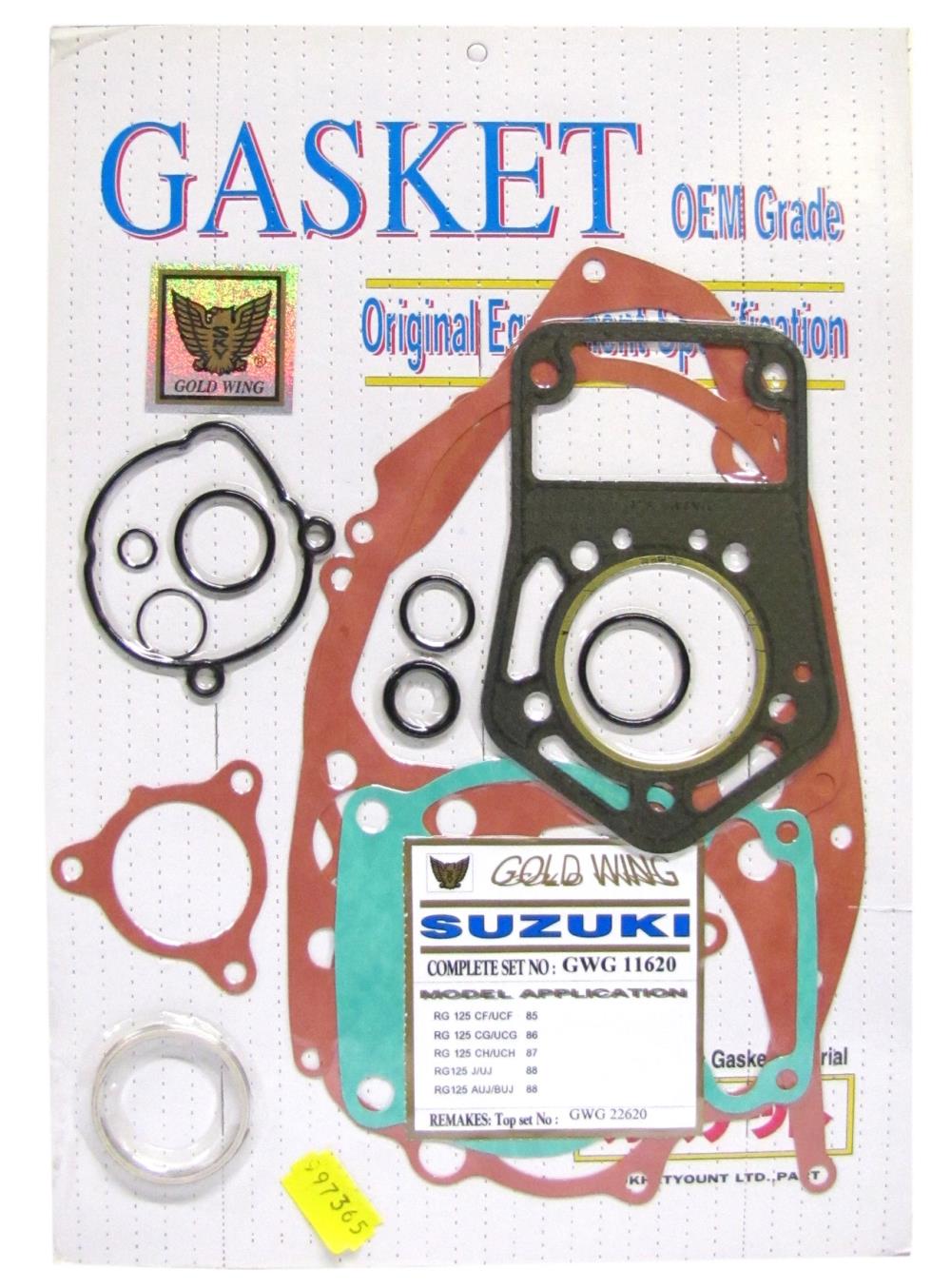 Full Gasket Set Suzuki RG 125 UCJ  1989 0125 CC