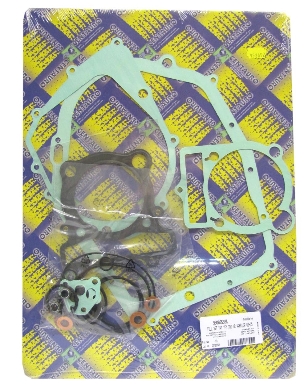 Kit Guarnizioni Completo Per Yamaha YFM 350 Warrior, Big Bear, Raptor E YFM 400 Kodiak – 21 Pezzi