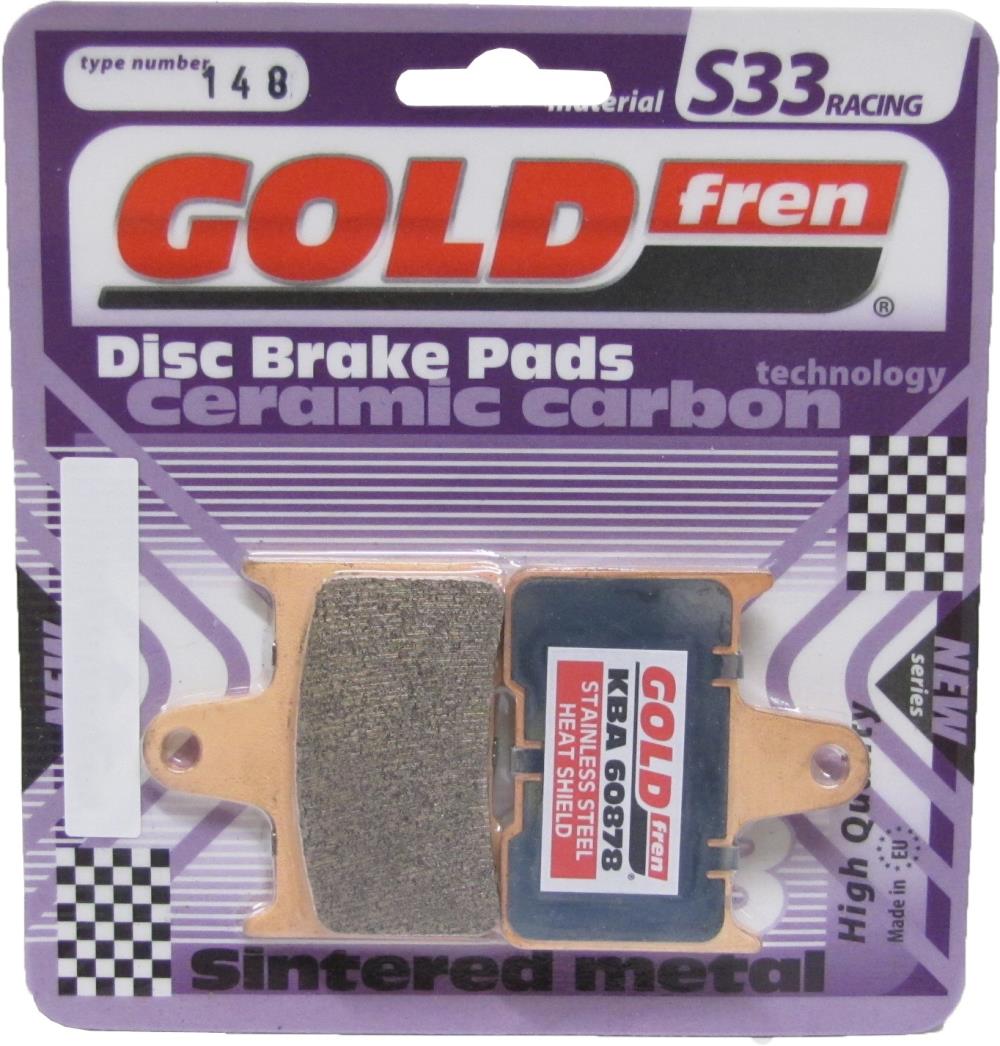 Suzuki Gsf 650 Bandit Faired No Abs 06 Goldfren S33 Rear Brake Pads 1set For Sale Online Ebay 3354