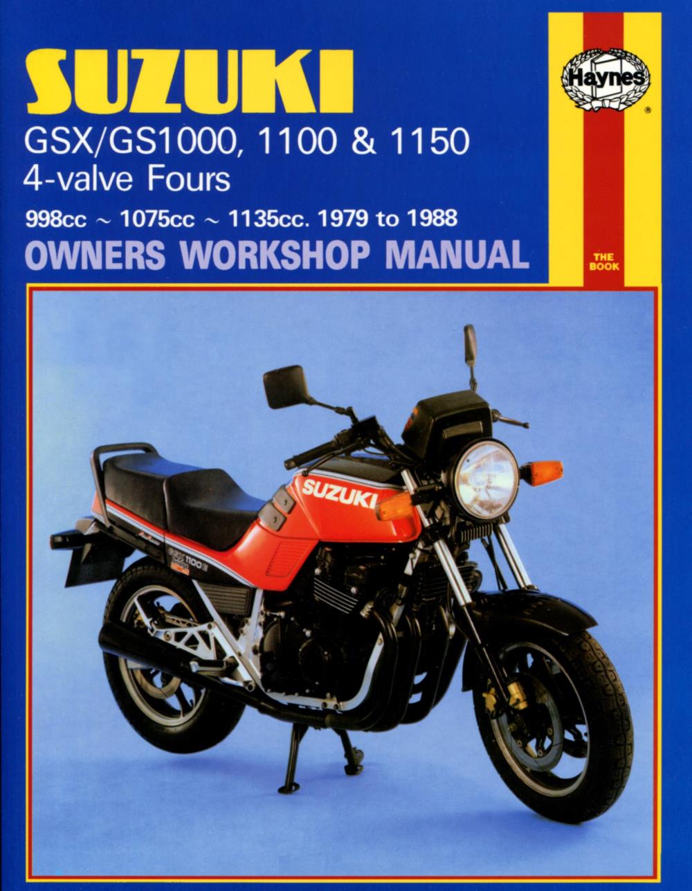 Manual Haynes for 1982 Suzuki GSX 1100 EZ (16 Valve 