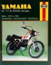 Picture of Manual Haynes for 1982 Yamaha XT 500 (Gold Colour Rims)