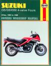 Picture of Manual Haynes for 1984 Suzuki GSX 550 EFE (Half Faired) (GN71D)