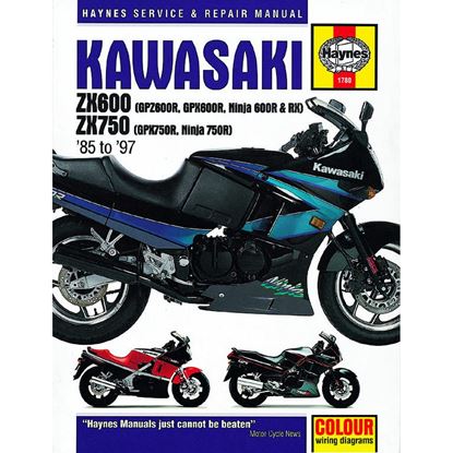 Picture of Manual Haynes for 1996 Kawasaki GPX 600 R (ZX600C9)