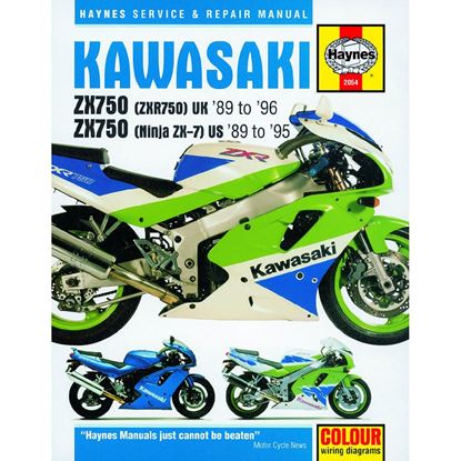 Picture of Manual Haynes for 1989 Kawasaki ZXR 750 H (ZX750H1)