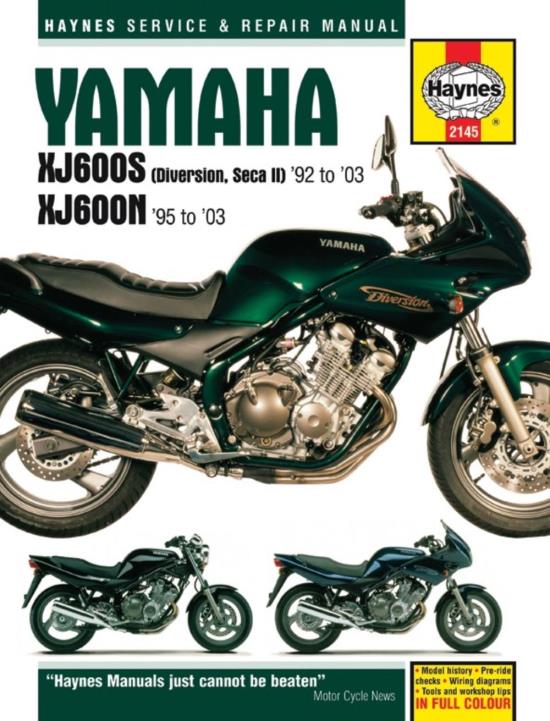 Picture of Manual Haynes for 2002 Yamaha XJ 600 N 'Diversion' (Naked) (4MB9)