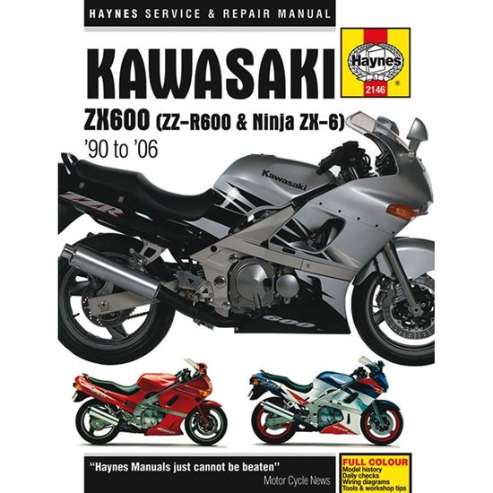 Picture of Manual Haynes for 2003 Kawasaki ZZR 600 (ZX600E11)