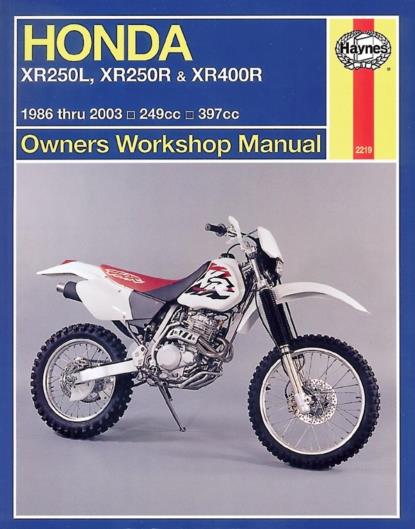 Picture of Manual Haynes for 2004 Honda XR 250 R4