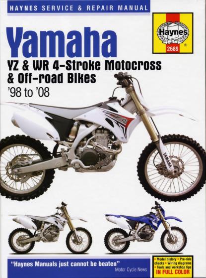 Picture of Manual Haynes for 2008 Yamaha WR 250 FX (4T) (5UML)