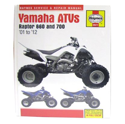 Picture of Manual Haynes for 2009 Yamaha YFM 700 RY Raptor (1S3V/1S3Y)