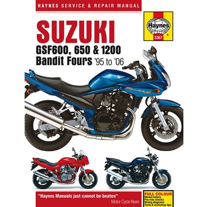 Picture of Manual Haynes for 2006 Suzuki GSF 1200 A-K6 Bandit (Naked) (ABS) (SACS) (GV79B)