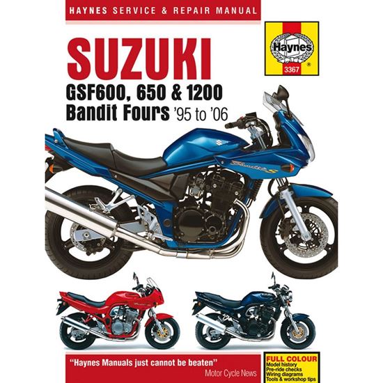 Picture of Manual Haynes for 2006 Suzuki GSF 1200 SA-K6 Bandit (Half Faired) (ABS) (SACS) (GV79B)