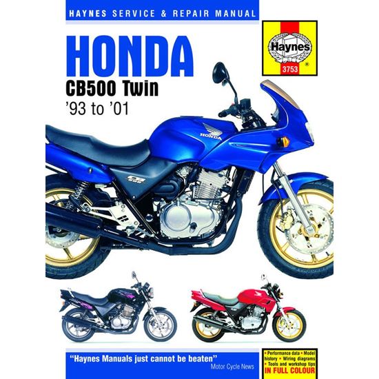 Picture of Manual Haynes for 2006 Honda CBF 500 -6 (No ABS)