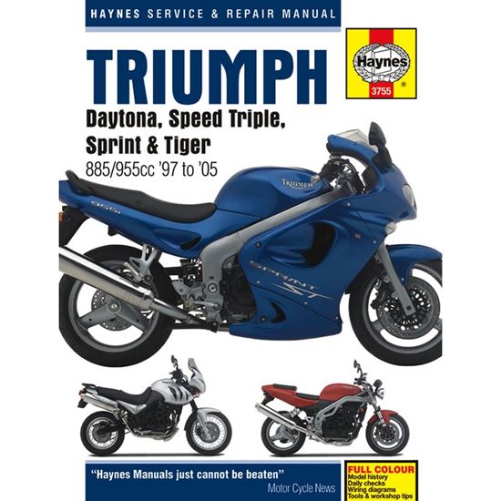 Picture of Manual Haynes for 2006 Triumph Daytona 955i (EFI) (SSSA)