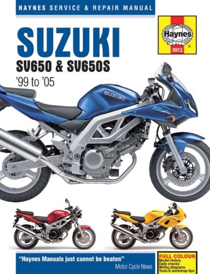 Picture of Manual Haynes for 2008 Suzuki SV 650 A-K8 (Naked/ABS)