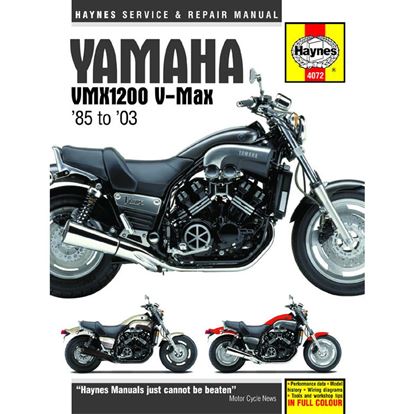 Picture of Manual Haynes for 1990 Yamaha VMX 1200 (V MAX) (3LR2) (Import)