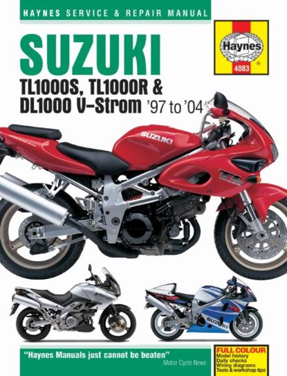 Picture of Manual Haynes for 2003 Suzuki TL 1000 R-K3 (Fully Faired) (Racing Version) (VT52A)