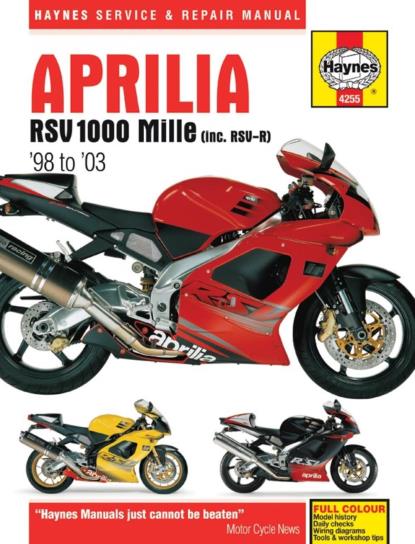 Picture of Haynes Workshop Manual Aprilia RSV1000 Mille 98-03