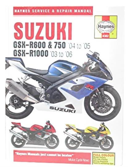 Picture of Manual Haynes for 2007 Suzuki GSX-R 1000 K7