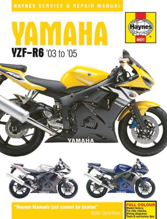 Picture of Manual Haynes for 2005 Yamaha YZF R6 (5SLM)