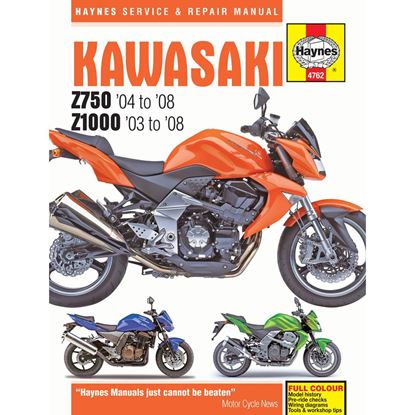 Picture of Manual Haynes for 2008 Kawasaki Z 1000 (ZR1000B8F)