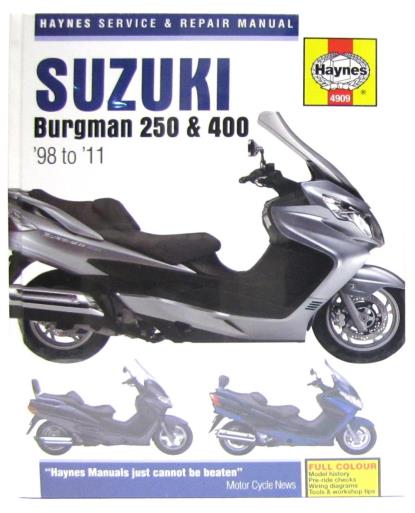 Picture of Manual Haynes for 2009 Suzuki AN 400 ZA K9 Burgman (ABS)