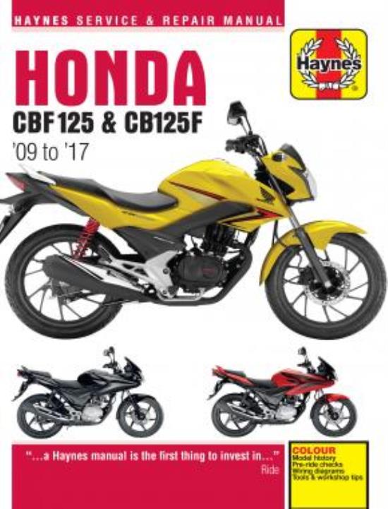 Picture of Manual Haynes for 2010 Honda CBF 125 MA