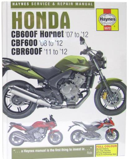 Picture of Manual Haynes for 2010 Honda CB 600 FAA Hornet (ABS)