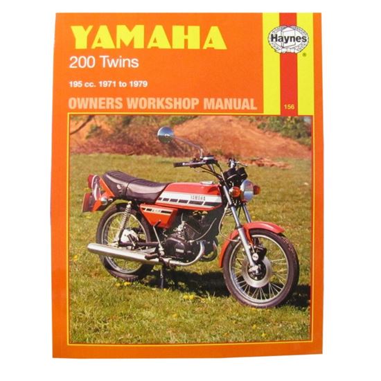 Picture of Manual Haynes for 1975 Yamaha RD 200 DX (Spoke Wheel)