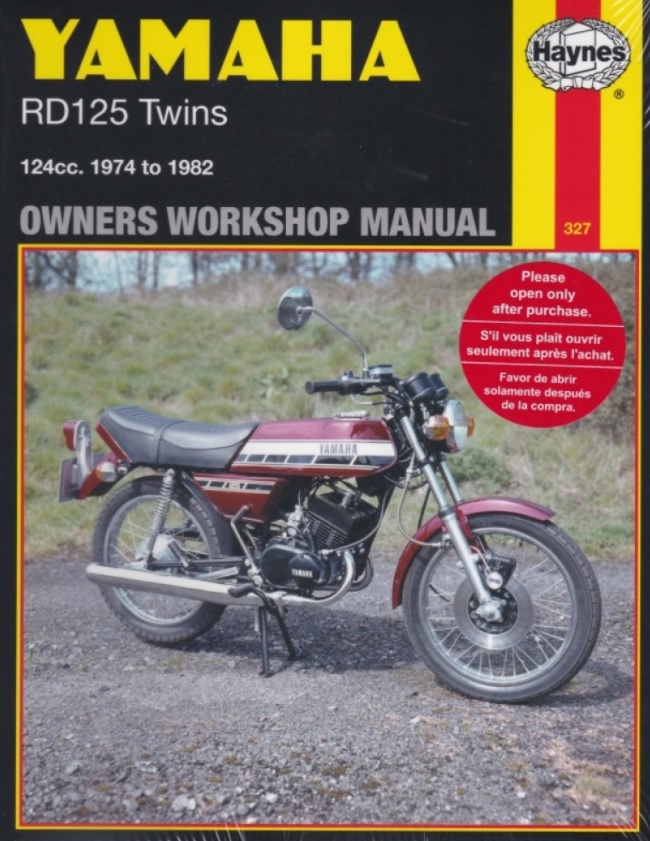 Image is loading Manual-Haynes-for-1981-Yamaha-RD-125-DX-