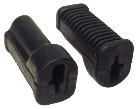 Picture of Footrest Rubbers 10mm x 20mm Rectangle & 93mm Long (Pair)