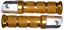 Picture of Footrests Anodised Honda Gold (Pair)