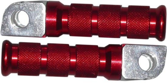 Picture of Footrests Anodised Suzuki Red (Pair)