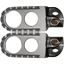 Picture of Footrests Wide Black Yamaha YZ125, YZ250 (Pair)