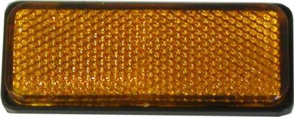 Picture of Reflector Amber Rectangle Stick-on 85mm x 30mm
