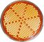 Picture of Reflector Orange Round Bolt-on Chrome Rim OD 60mm 6mm Bolt