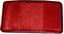 Picture of Reflector Red Rectangle Bolt-on Black Rim 90mm x 50mm