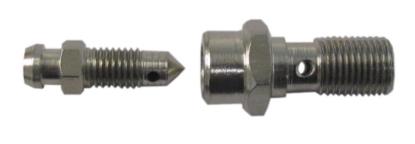 Picture of Stainless Banjo Bolt + Bleed Nipple 10mm x 1.25mm