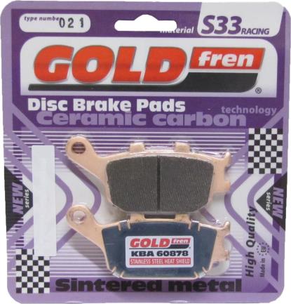 Picture of Goldfren 021-S33, VD163, FA174, FDB754, SBS670 Disc Pads (Pair)