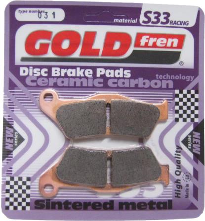 Picture of Goldfren 031-S33, VD947, FA181, FA245, FDB2016, SBS671 Disc Pads (Pair)