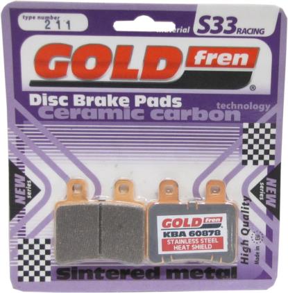 Picture of Goldfren 211-S33, FA350, SBS773, FDB2128, VD999 Disc Pads (Pair)