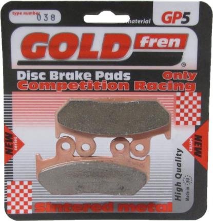 Picture of Goldfren GP5-025, VD141, VD142, FA121, FA203, FDB462, SBS593 Disc Pads (Pair)