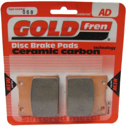 Picture of Brake Disc Pads Front L/H Goldfren for 1981 Honda CB 650 CB Custom (S.O.H.C.)