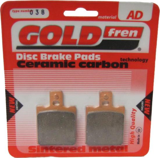 Picture of Brake Disc Pads Front L/H Goldfren for 1977 Benelli 504 Sport